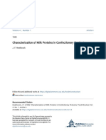 Characterisation of Milk Proteins in Confectionery Products