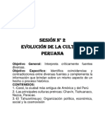 Evolución de Las Culturas Preincas y El Tahuantinsuyo