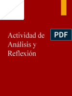 Analisis y Reflexión