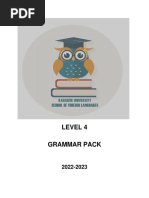 2022-2023 Level 4 Grammar Pack PDF