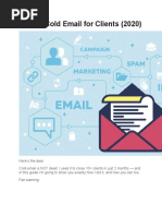 How To Cold Email For Clients