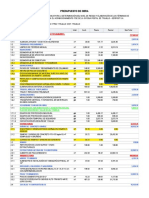 Presupuesto de Obra: Obras Provicionales, Trabajos Preliminares, Seguridad Y Salud 737,081.07