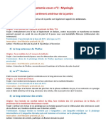 Anatomie Cours N°2 Myologie 2