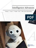 Artificial Intelligence Advances - Vol.1, Iss.2 October 2019