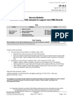 CR 30-X - Service Bulletin No. 23 - Software CRE - 1509 Released To Support New PMI2 Boards 2.0