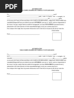 AUTORIZACIÓN PARA PADRES DE FAMILIA Desparasitacion