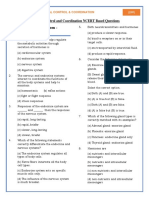 Chemical Control and Coordination NCERT Based Questions 19