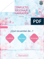 Conflicto, Personaje Y Narrador