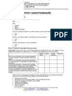 Survey Questionnaire PDF