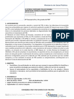 Informe de Capacitacion Consejeria Pre y Pos Prueba Vih