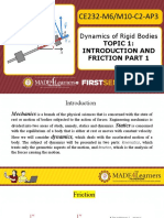 Topic 1 (Introduction and Friction) Part 1