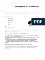 Q3 ACTIVITY 3.9 Properties and Characteristics of Sound