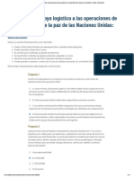 Examen Final - Apoyo Logístico A Las Operaciones de Mantenimiento de La Paz de Las Naciones Unidas - Introducción