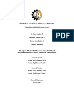 The Impact of The Covid 19 Pandemic On T