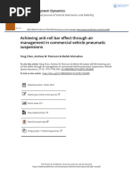 Achieving Anti Roll Bar Effect Through Air Management in Commercial Vehicle Pneumatic Suspensions