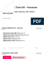 Manual SGE - Documentos Técnicos, HHT, CASC e Plano de Ação - Parceiras