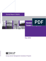 FR333-10 - Honduras - Power Sector Issues & Options