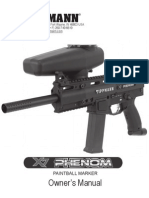 Tippmann X7 Phenom Manual