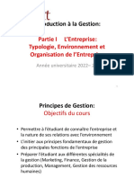 Gestion Part1 L'Entreprise