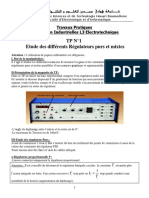 Polycopie Du TP Régulation Industrielle 2020 2021 PDF