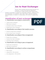 Introduction To Heat Exchanger