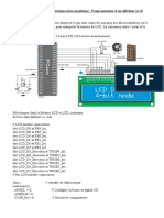 TP3: Affichage Alphanumérique Et/ou Graphique: Programmation D'un Afficheur LCD Manipulation