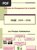 ISQE (2005 - 2006) : Principes de Management de La Qualité