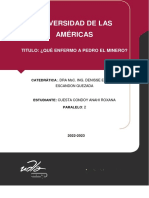 Semana 1-S3-Tarea 6 Que Enfermo A Pedro El Minero