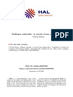 Article Scientifique Politique - Culturelle - Le - Succes - D - Une - Categorie - Floue PDF