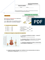 4°A Clase N°6 Guía de Medición de Longitud.