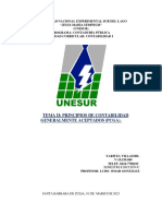 Contabilidad Tema Ii Principios de Contabilidad Generalmente Aceptados