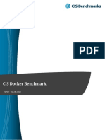 CIS Docker Benchmark v1.4.0 PDF PDF