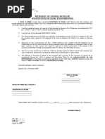 Affidavit Ofcancellation of Legal Encumbrance - Sample