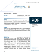 Intérêt Du Regard Orthoptique Dans L'approche Neuropsychologique Chez L'enfant