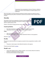 Heredity and Evolution Class 10 Notes