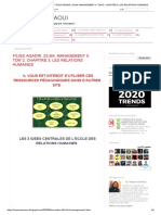 Dr. Housna AISSAOUI - FSJES AGADIR. S2.M4. MANAGEMENT II. TDN°2. CHAPITRE 3 - LES RELATIONS HUMAINES