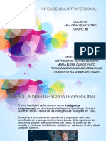 Inteligencia Intrapersonal