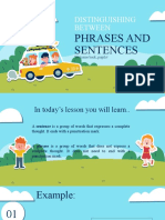 Sentence and Phrases