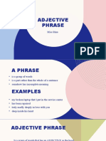 Adjective Phrase