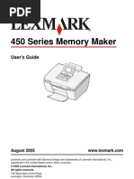 Lexmark 450 Series Memory Maker