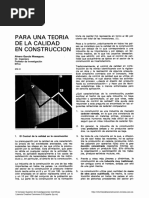 Para Una Teoria de La Calidad en Construcción - Alvaro García Meseguer