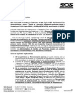 Carta de CRH No Favorable A La Empresa - Deiba Madera Parra