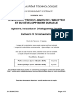 Bac 2023 Polynésie STI2D Énergies Et Environnement