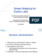 Value Stream Mapping For Essilor Labs