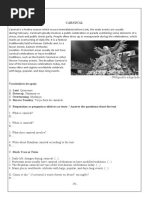 Ensino Médio Carnival Texto e Interpretação