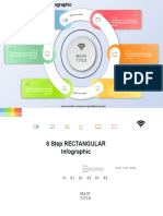 31.create 6 Step RECTANGULAR Infographic