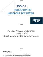 Topic 1 - Intro Tax and Basic Tax Concept