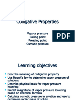 Colligative Properties