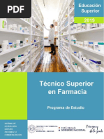 Programa Técnico Superior en Farmacia