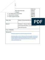 Evidencia 1 - Pensamineto Filosófico